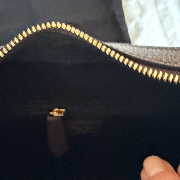 DeMellier Dark Brown Suede Hobo Shoulder Bag with Gold Padlock. Siena Hobo bag. - Picture 8 of 16